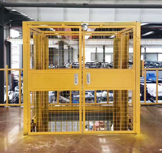 漳平智能导轨式升降机亮相